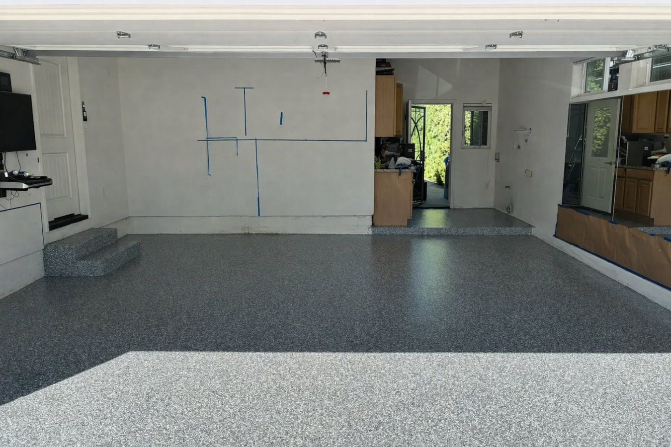 Concrete floor installation in Newton, MA