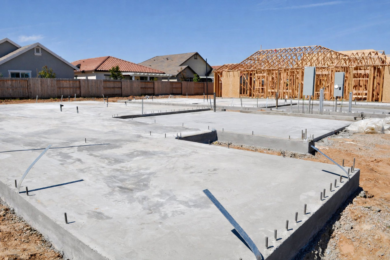 Foundation installation in Newton, MA