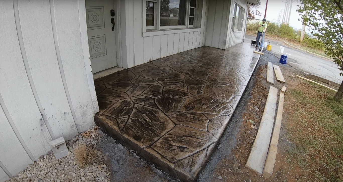 Stamped & Decorative Concrete services in Newton MA