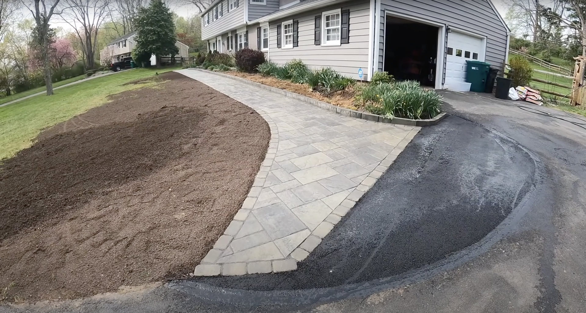 Professional concrete construction project showcasing quality workmanship