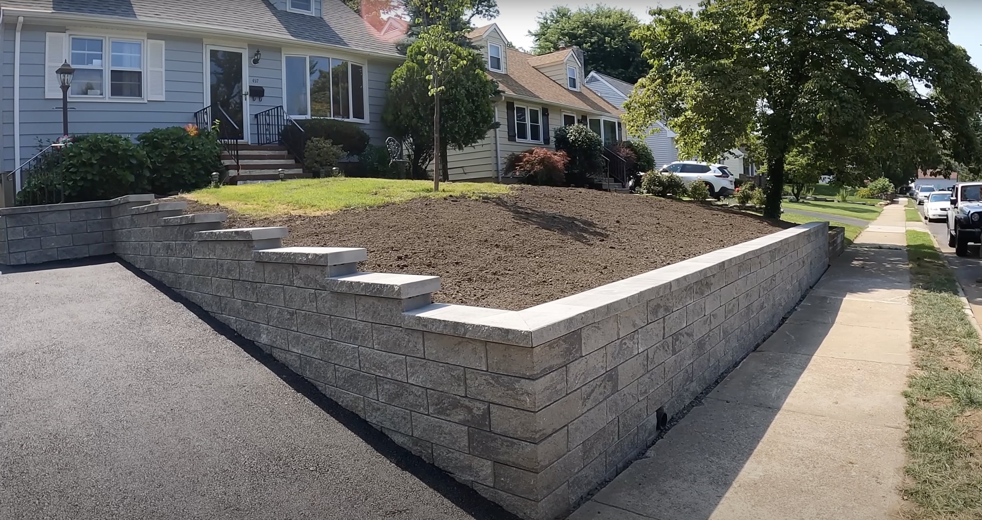 Newton Concrete Construction team working on residential project